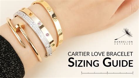 cartier love bangle silver|cartier love bangle size chart.